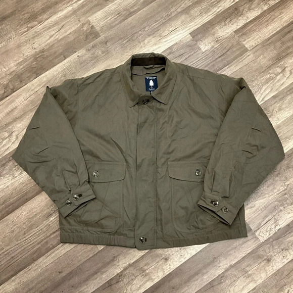 ROUNDTREE & YORKE Outdoors Men’s Bomber Thermolite Plus Jacket Brown Size XL - Picture 1 of 10